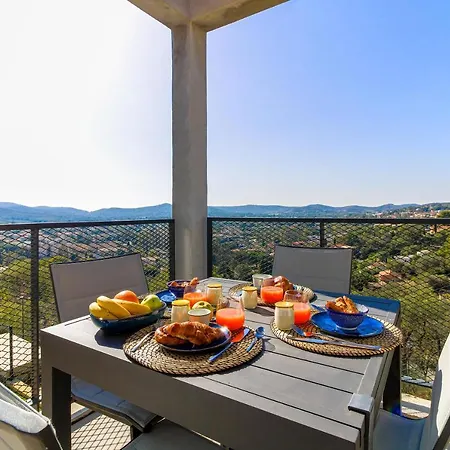 Appartement Select' - T2 Avec Vue - Piscine Et Parking Prive - Capnat-b08 Bormes-les-Mimosas