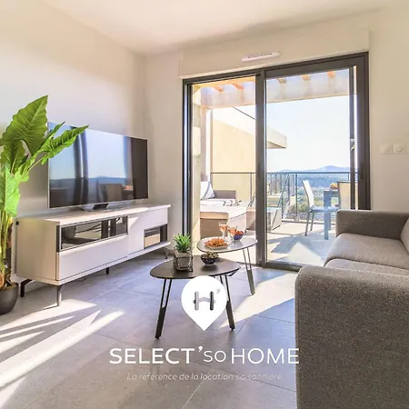 Select' - T2 Avec Vue Exceptionnelle - Piscine Et Garage Privé - Capnat-b08